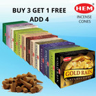 Hem Incense Cones Joss Cone Mix and Match Scents Dhoop 10 Incense Cone - Add 4🛒