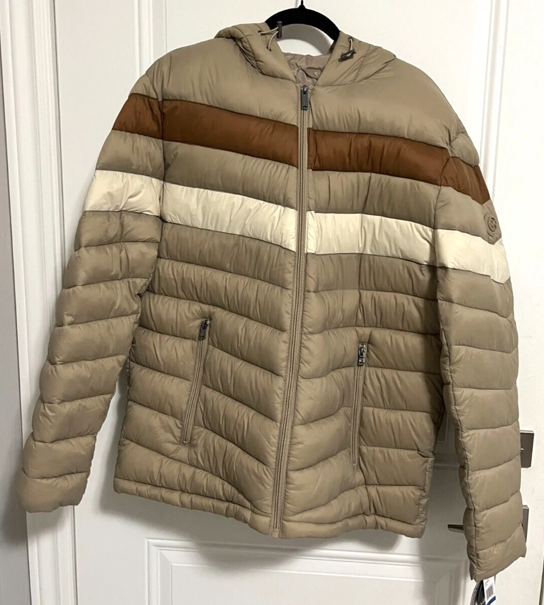 Michael Kors Men’s Quilted Hooded Puffer Jacket - Size XL - MRSP$350