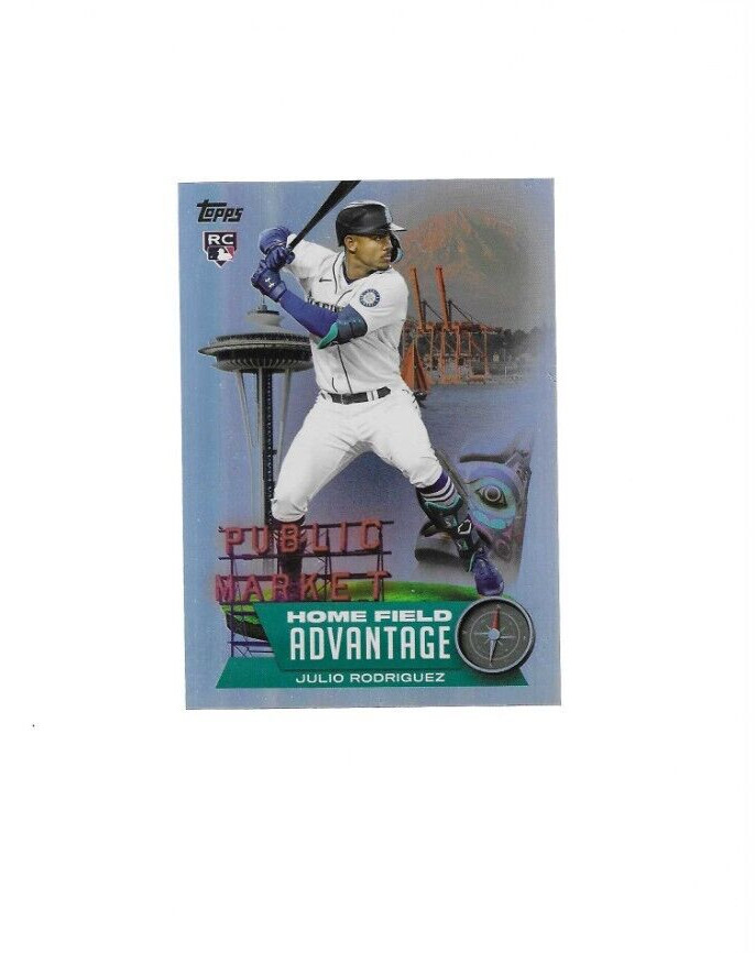 2022 Topps Update JULIO RODRIGUEZ Home Field Advantage RC Rookie 