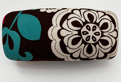 NWOT Vera Bradley Sunglasses Hard Case Lola White Brown  display picture 2