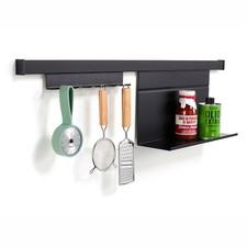 Kesseböhmer Linero MosaiQ EasyLine schwarz 600-800 mm Nischensystem Küchenreling