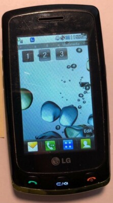 LG LG700 Black (Unknown Carrier) Fast Ship Very Good Used Vintage Touch 