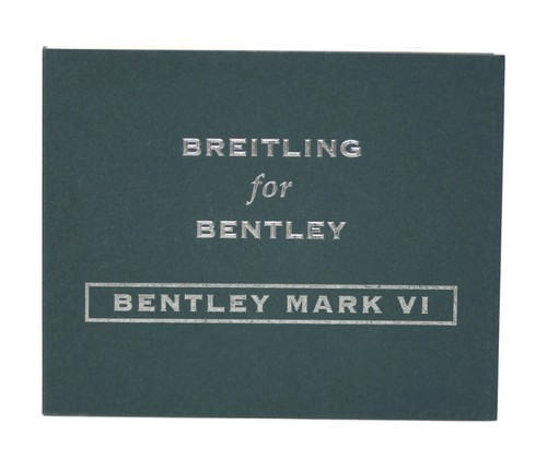 Breitling Bentley Mark VI Booklet Manual