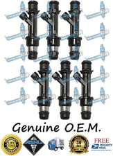 Original Factory Genuine Delphi 6x Fuel Injectors Gen 2 Multec 12586551 3.8L