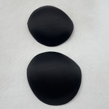 4 Pair Bra Inserts Foam Pads Black Small Size 6 X 8 Bundle JOBLOT