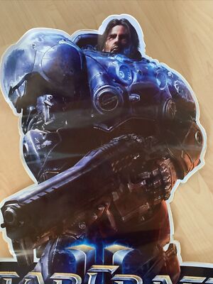 2010! Orig. großer Aufkleber Sticker StarCraft II 2 Wings of Liberty Blizzard CD