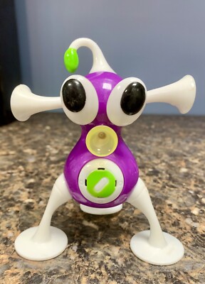 RARE 2006 McDonalds Zizzle - iZ Purple Tripod Robot Happy