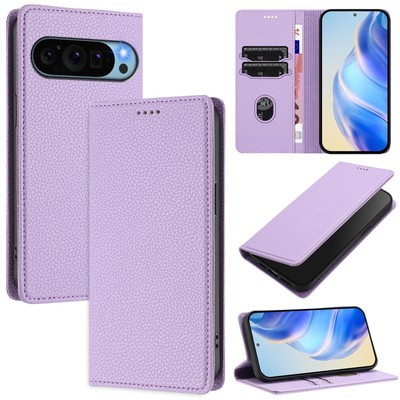 For Google Pixel 9A 9Pro XL 8A 7 Pro 6A Magnetic Leather Wallet Case Flip Cover