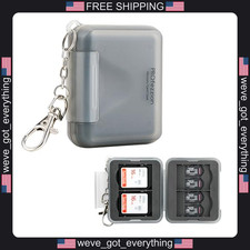 Portable Memory Card Organizer Case for SD and MicroSD Cards