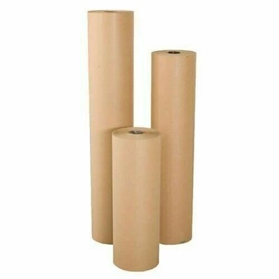 24'' wide x 900' long 40 lb Rolled Brown Kraft Paper Shipping Void Crafting Fill