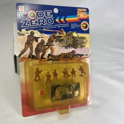Vintage Mattel Code Zero Armed Vehicle Set 1980's Toys Sealed NOS