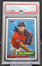 2018 Topps X Bryce Harper 220 Best Hair #H3 Dereck Rodriguez RC PSA Gem MT 10