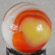 Vintage Vitro Bullseye Marble .62 Inches Near-Mint Condition Combined Shipping