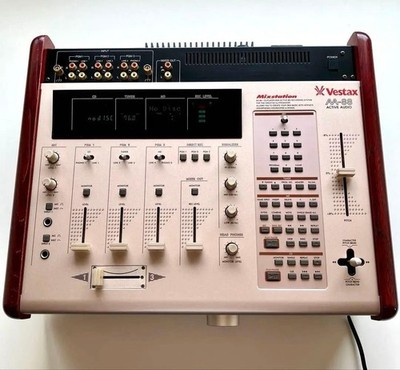 AA-88 Vestax Mixstation Rare Cafe Mixer | Apres-midi Gold DJ Wood