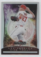 2020 Panini Chronicles Titan Holo Mike Trout #9 0m4q
