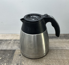 MR COFFEE BVMC-PSTX91 OEM 10 CUP STAINLESS STEEL THEREMAL CARAFE  LID