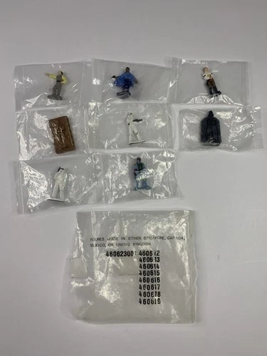 Vtg Kenner Star Wars Micro Collection Bespin Freeze Chamber Sealed Figs With Bag
