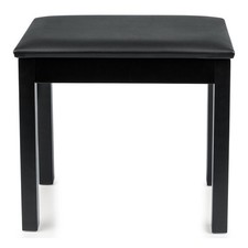 Mint Gator GFW-KEYBENCH-WDBKS Deluxe Wooden Piano Bench w/ Storage in Black