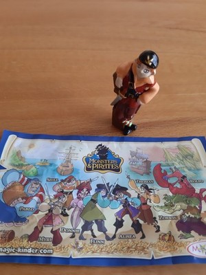 Ü Ei Figur  Monsters  & Pirates  2008   Thomas   + BPZ