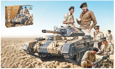 Italeri CRUSADER Mk.III BRITISH TANK CREW EL ALAMEIN OCTOBER 1942 KIT 1:35