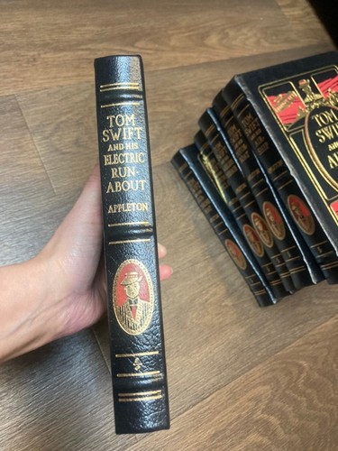 Easton Press TOM SWIFT Wireless Message Runabout Submarine Boat Motorcycle RARE! - 第 3/17 張圖片