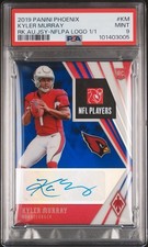 Kyler Murray 2019 Panini Phoenix Rookie Patch Auto Logo 1/1 PSA 9 Cardinals Card. rookie card picture