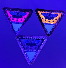 Aerosmith Backstage Pass Trio Working Crew Satin 'Rockin the Joint' UV/Foil NOS