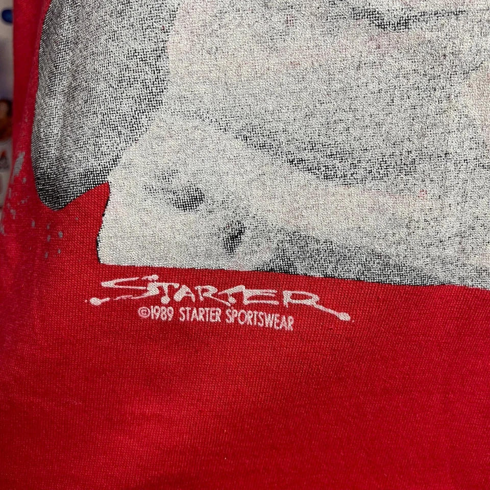 Camiseta Vintage Atlanta Hawks 1989 Dominique Wilkins Starter NBA Tamanho Médio - Imagem 4 de 4