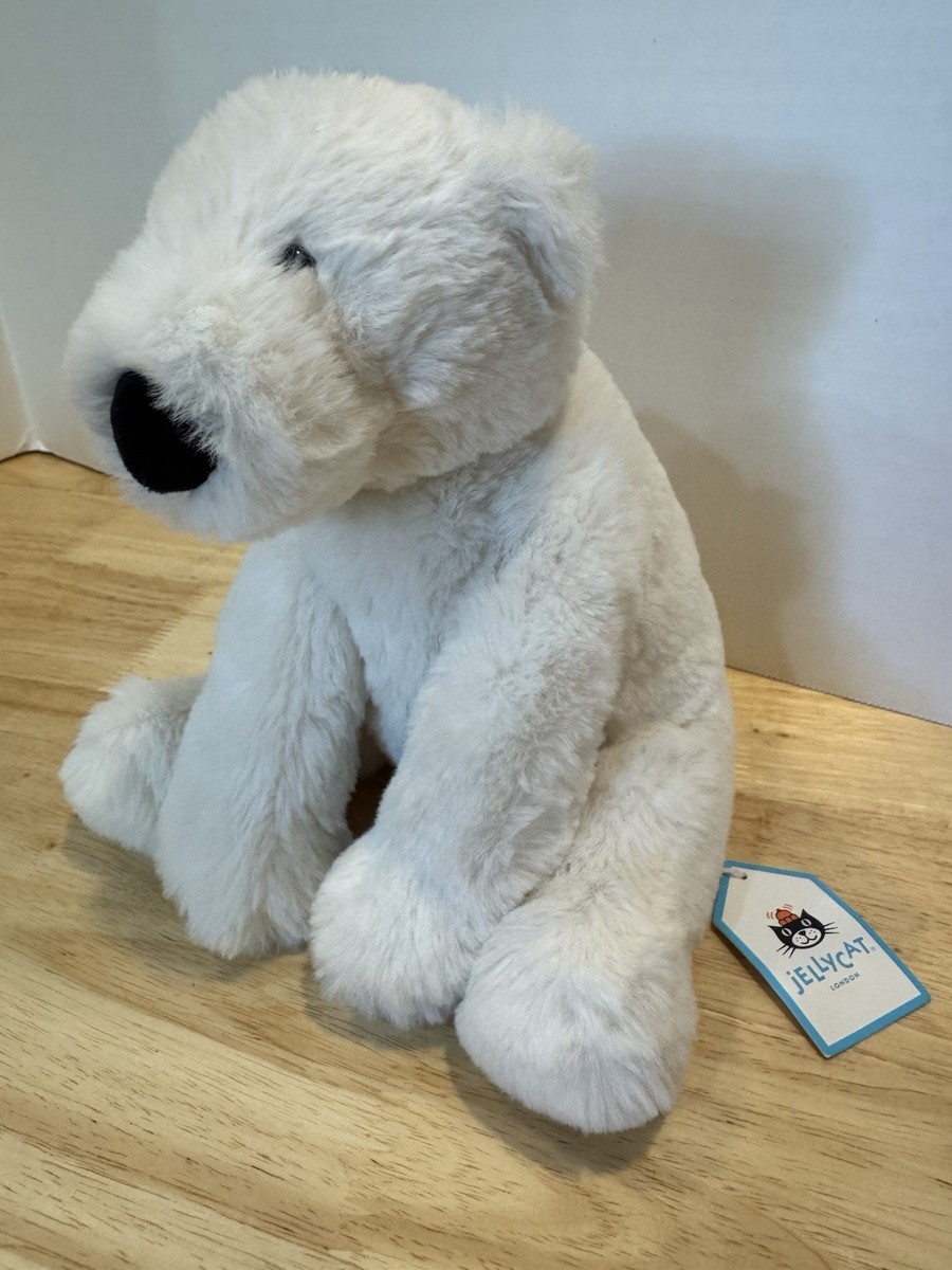 JellyCat Small Perry Polar Bear 19cm PE6PB White Plush Stuffed Toy