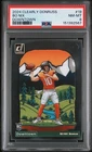 2024 Panini Clearly Donruss Downtown Bo Nix 19 PSA 8