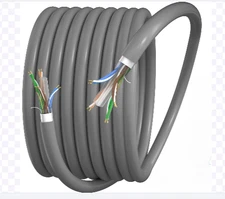 Cat 6 Outdoor Ethernet Cable 500ft Bulk - 150M 23AWG UV Waterproof Shielded