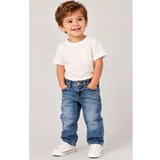 Polo Ralph Lauren Baby Blue Vintage Money Preppy 90s Straight Jeans Size 2/2T
