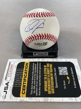 TEXAS RANGERS- DANNY JANSEN AUTOGRAPH ROLB BASEBALL- JSA CL61000