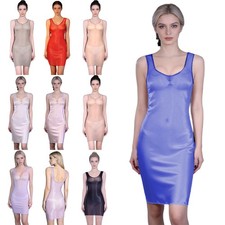 Women Lingerie Lightweight Dress Slim Silhouette Sleepwear Sheer Mesh Fabric