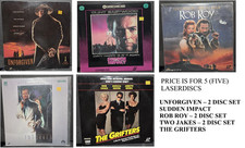 5 LASERDISC SETS - SEE LIST IN DESCRIPTION L05 