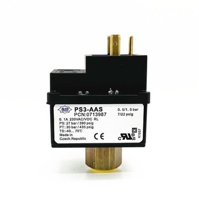 1pcs ALCO EMERSON PS3-AAS 0.5/1.5bar  Pressure Switch Relay Controller