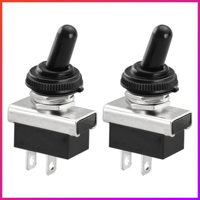 Toggle Switch On/Off 25A 12V 2-Pin Wasserdicht für Elektronik Schalter
