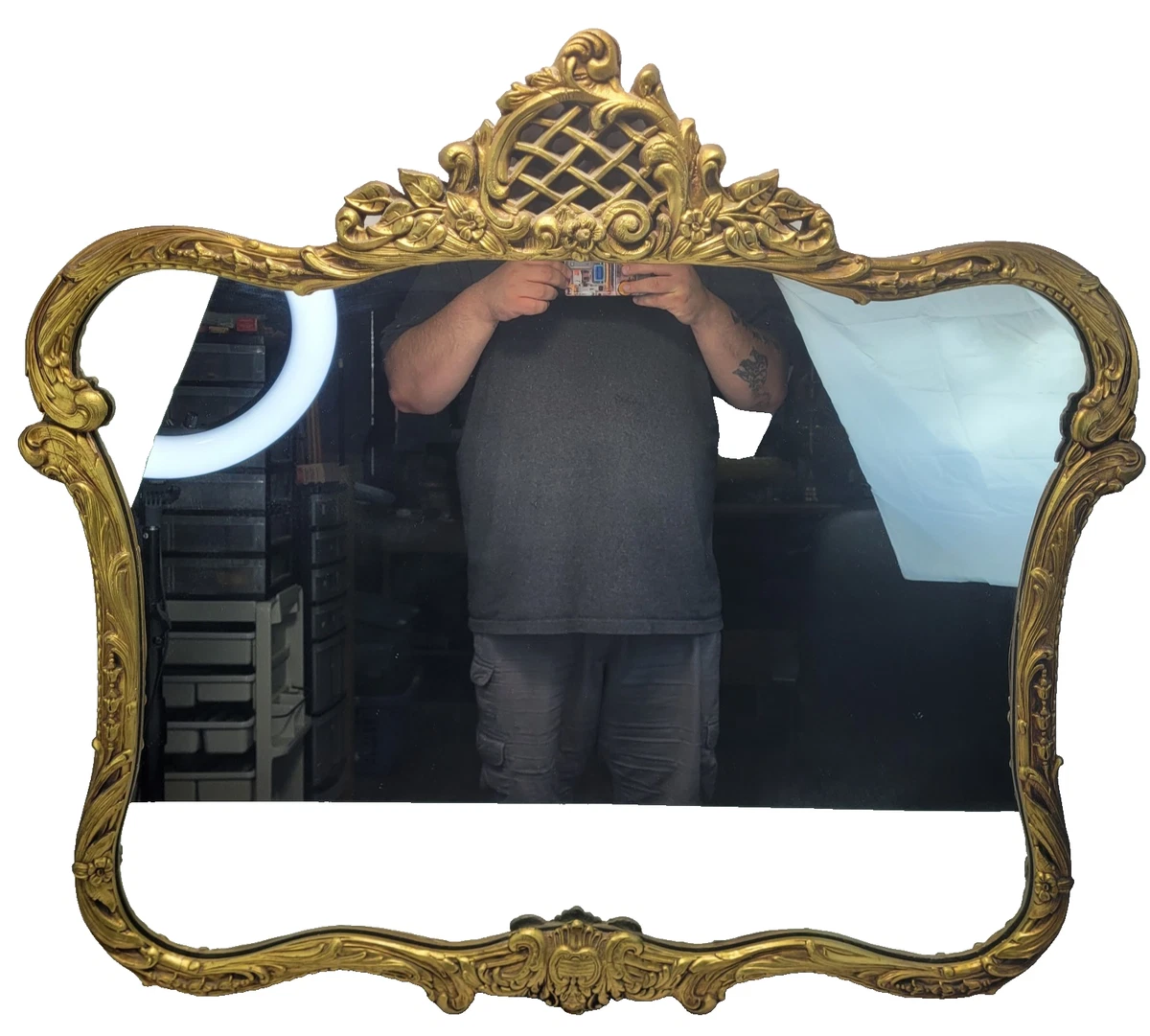 Rococo Antique Mirrors Antique 1920-1949 Time Period Manufactured