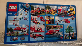 LEGO CITY: Fire Plane (4209) BRAND NEW FACTORY SEALED Discontinued Retired