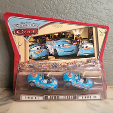 Mattel Disney Pixar Cars Movie Moments Dinoco Mia Tia Diecast 1:55 Unopened