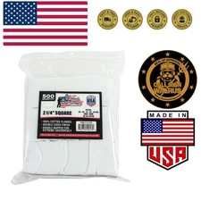 Pro-Shot  Gun Cleaning Patches – 100% Cotton Flannel, Superior Weave Technolo...