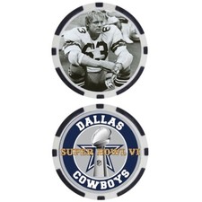 LARRY COLE - COWBOYS SUPER BOW VI - POKER CHIP