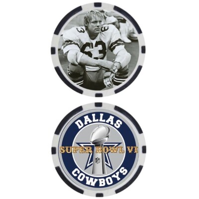 LARRY COLE - COWBOYS SUPER BOW VI - POKER CHIP