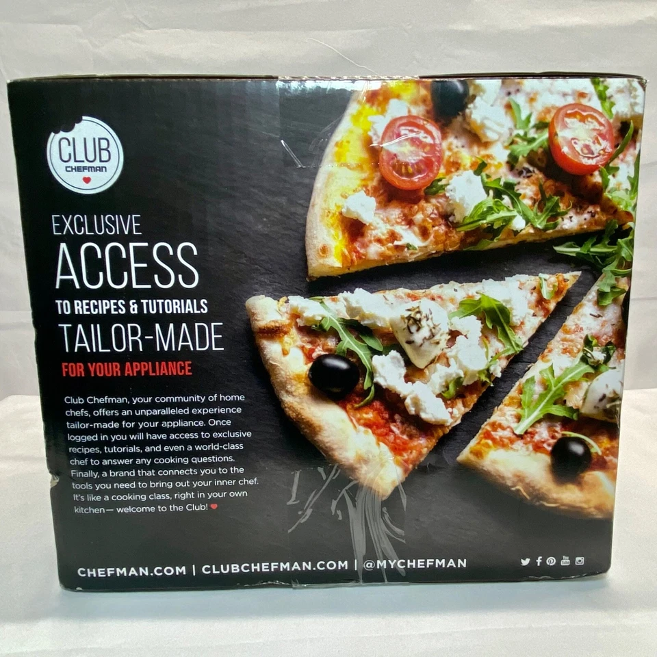 Horno para hornear en encimera Chefman asar 4 rebanadas tostado tostado y más nuevo en caja Foto 3 de 4