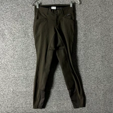 Kerrits Women's Size Small Brown Nylon Skinny Leg Seated Equestrian Pants