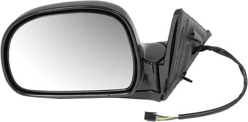 Dorman 955-301 Driver Side Left Power Door Mirror, Black for Select GMC, Chevy