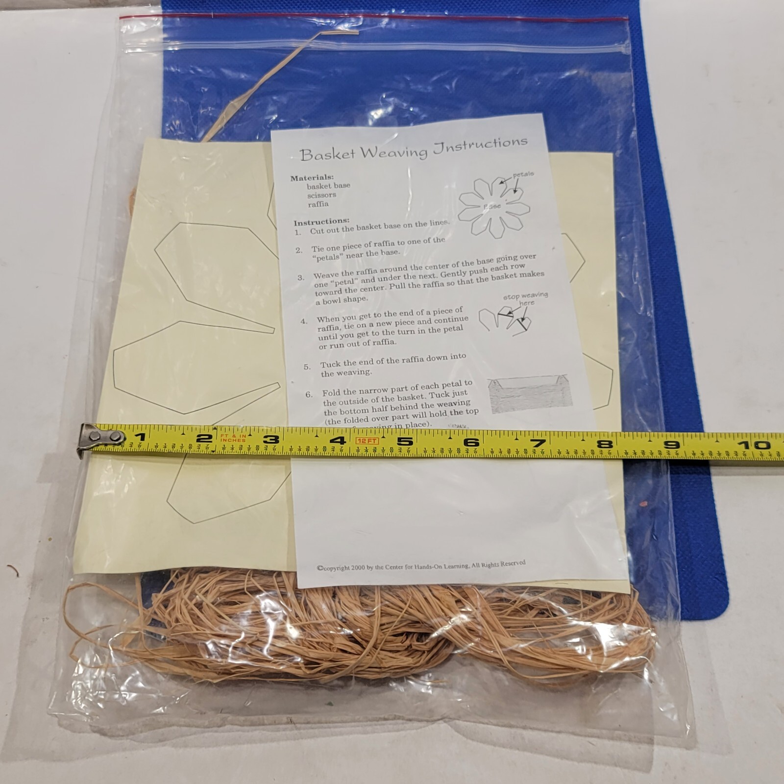 Vintage Native American Craft Kit Basket Weaving Instructions eBay