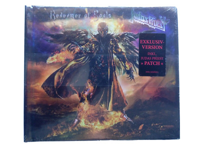 Judas Priest - Redeemer of Souls Deluxe 2 CD Edition Digibook + Patch NEU NEW