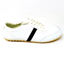 Plae Ecols Waterproof White Mens Size 12 Full Grain Leather Sneakers 559100 100