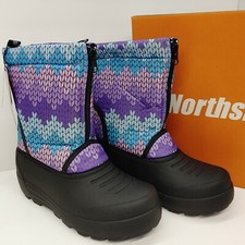 Northside Icicle Polar WInter Snow Boot Girl's Size 13 Purple Blue Rated -25 F